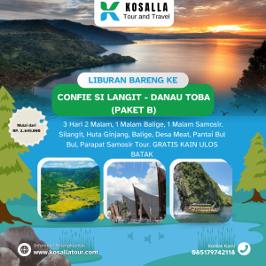 Confie Si Langit - Danau Toba (Paket B) – 3H2M