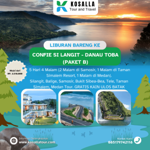 Confie Si Langit - Danau Toba (Paket B) – 5H4M